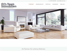Tablet Screenshot of eci-team.de